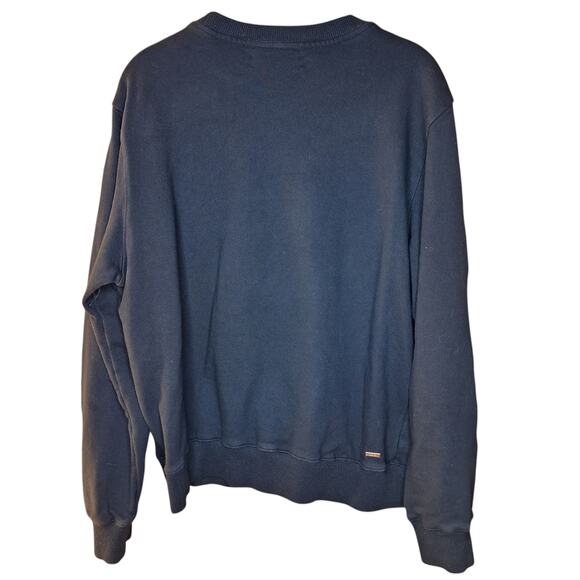 Amiri Black Bones Crewneck Sweatshirt pullover L skeleton arm bones goth emo - Picture 4 of 10